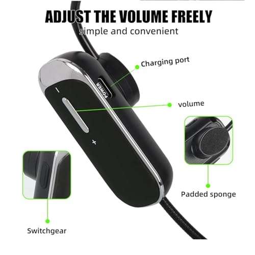 kh Dual Wireless Microphone Headset for 2 People with 1/4''Plug, Range, UHF Wireless Headset Mic for Karaoke Speaker, Amplifier, Mic Speakers, PA System, Teaching, Fitness Teaching, Conferences 2