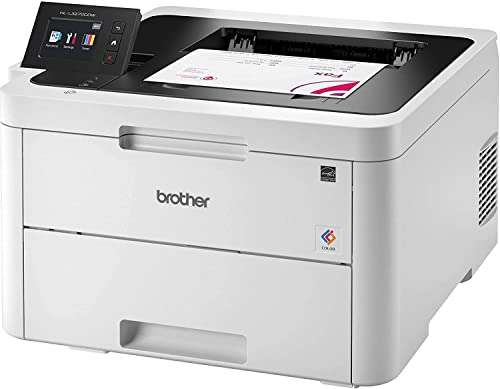 Brother Color HL-L3270CDW Compact Wireless Digital Laser Printer with NFC - Print Only - 25 ppm, 2400 x 600 dpi, 2.7" Color Touchscreen, Auto Duplex Printing, 250 Sheet, Ethernet, Tillsiy 3
