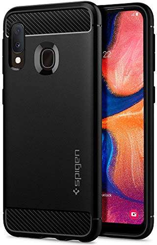 Spigen Rugged Armor Designed for Samsung Galaxy A20e Case (2019) - Matte Black 1