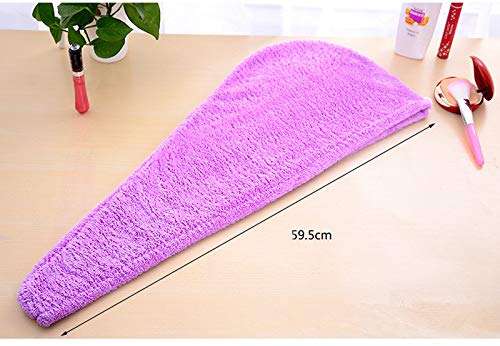 You God(S NO 19, 1Pcs Microfiber Hair Wrap Fast Dry Towel Drying Bath Spa Head Soft Cap Turban Wrap Twist Dry Shower Hair Wrap Cap Hat Towel by Kitchen Point 3