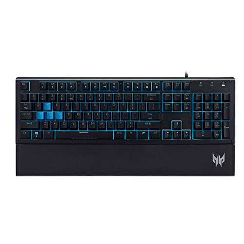 Acer Predator Aethon 100 Gaming Keyboard: Floating Keycaps Design - Anti-Ghosting for 19 Keys - UV Coated ABS Keycap - 16.8M RGB Colors + Six Lighting Effects 6