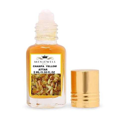 Menjewell Champa Yellow Attar Floral Attar, 3ml 2