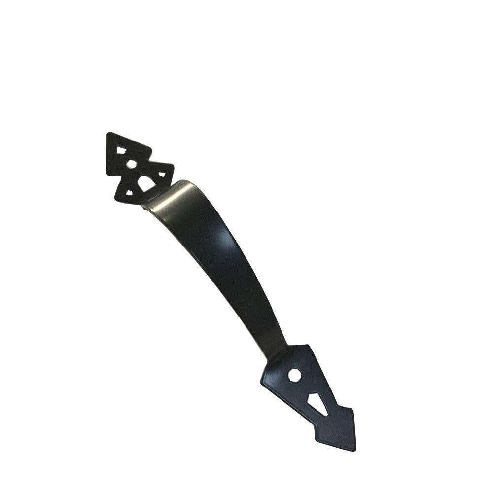 XLAHD Closet Door Handle, Kitchen Sliding Door Handle Black Large Wardrobe Barn Door Handle Hardware Accessories Gate Handles 2