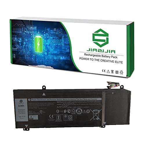 JIAZIJIA 1F22N 8622M Laptop Battery Replacement for Dell G5 5590 G7 7590 7790 Series Notebook 08622M 0HYWXJ HYWXJ 0JJPFK JJPFK 15.2V 60Wh 3750mAh 1