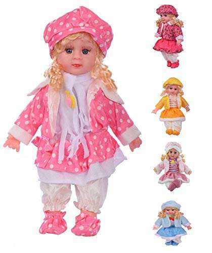 Generic Humg Enterprises Big Size Singing Songs and Poem Baby Girl Doll (Multicolour,43 cm) 4