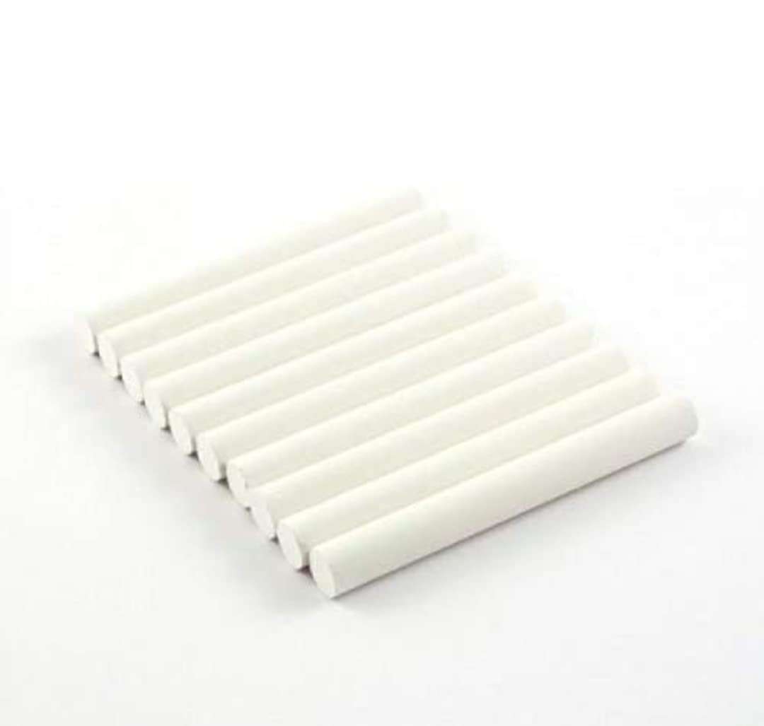 Kesora Dust Free Chalk Pieces Box, Blackboards, Greenboards and Cement Floors (White, Pack of 100) 5