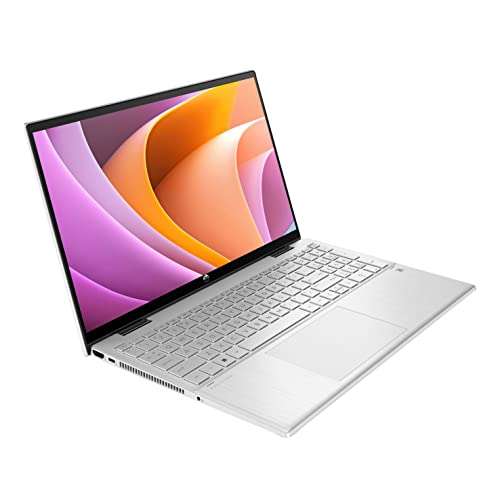 HP Pavilion X360 2-in-1 Laptop, 15.6” FHD Touchscreen, Intel Core i7-1165G7, 32GB RAM, 512GB PCIe SSD, Webcam, Backlit Keyboard, HDMI, Stylus Pen Included, Wi-Fi, Windows 11 Home, Silver 4