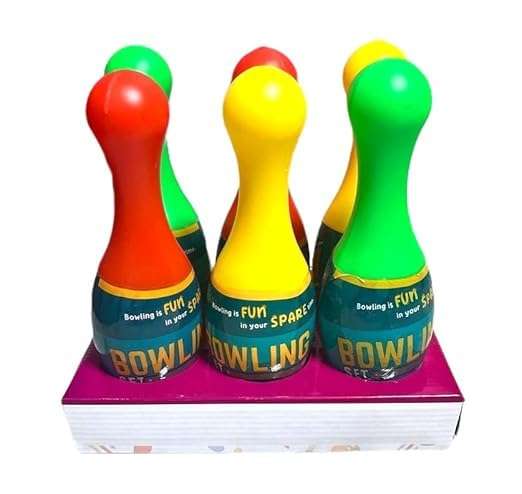 AKTOON TOYS (Combo Pack) Bowling Alley Set with 6 Pins and Two Balls Board Game Accessories & Concept Musical and 3D Lights Kids Transparent Car, Toy for Kids and Baby - Multicolor 4