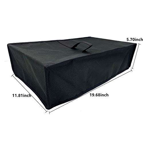 Wanty Black Antistatic Water-Proof Dust-Proof Nylon Fabric Printer Cover Case Protector for Epson V600, Canon CS9000F and Canon Canoscan Photo Scanner 2