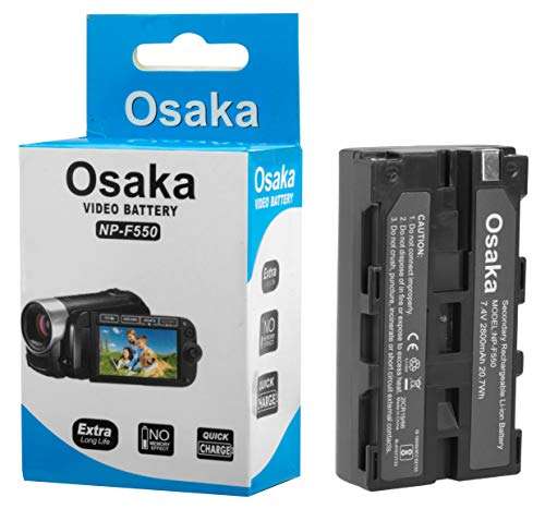 Osaka LED Video Light OS 576 Slim with 8000 mAH F750 Battery & Ultra Fast Charger for all DSLR and Video Cameras and YouTube Video shooting 6