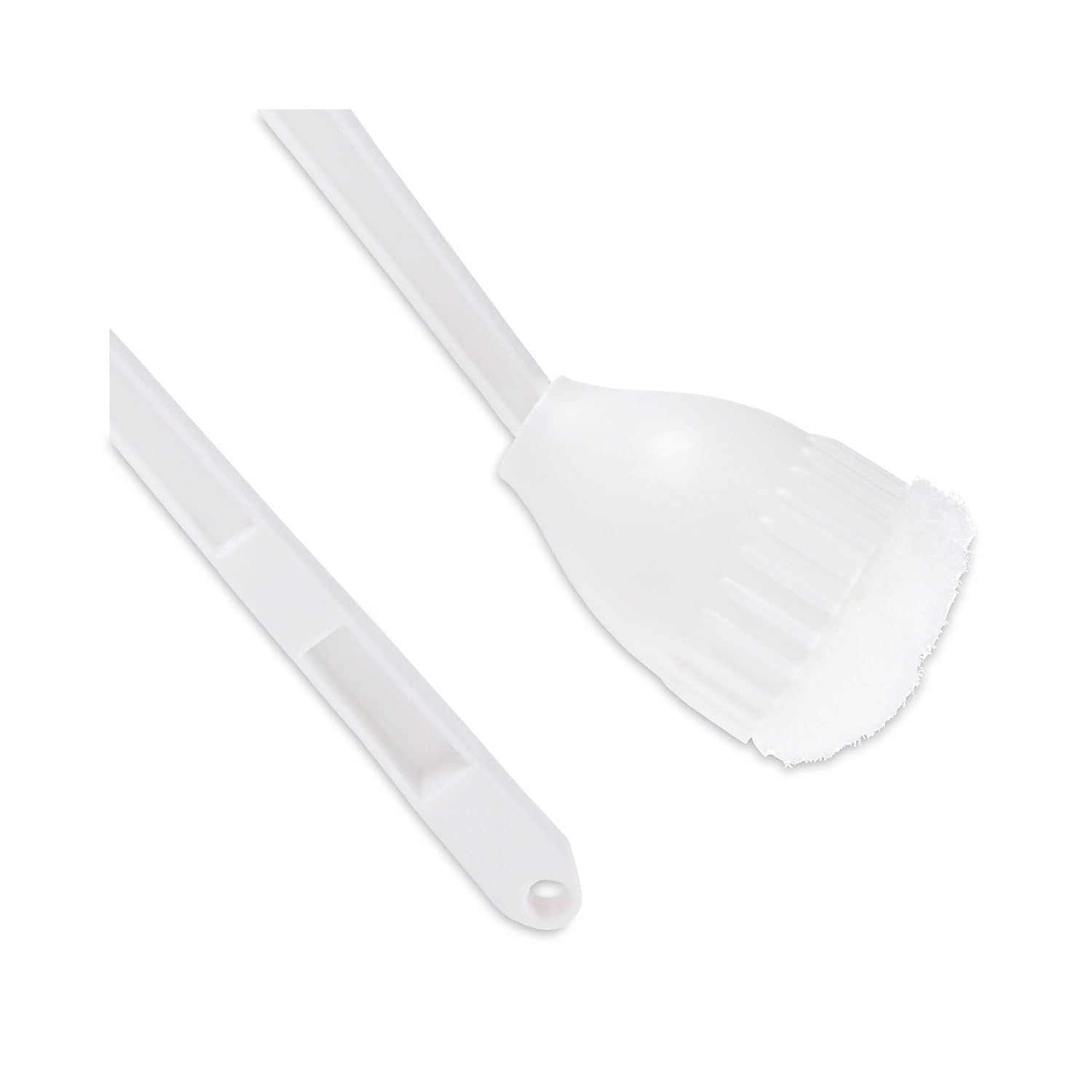 Boardwalk 528121 2 in. Cone Head Plastic Bowl Mops with 10 in. Handle - White (25-Piece/Carton) 5