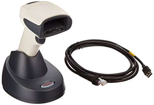 Honeywell 1902HHD-0USB-5 Xenon 1902h Cordless Handheld 1D and 2D Barcode Reader for Healthcare Applications, High-Density Focus, White 2
