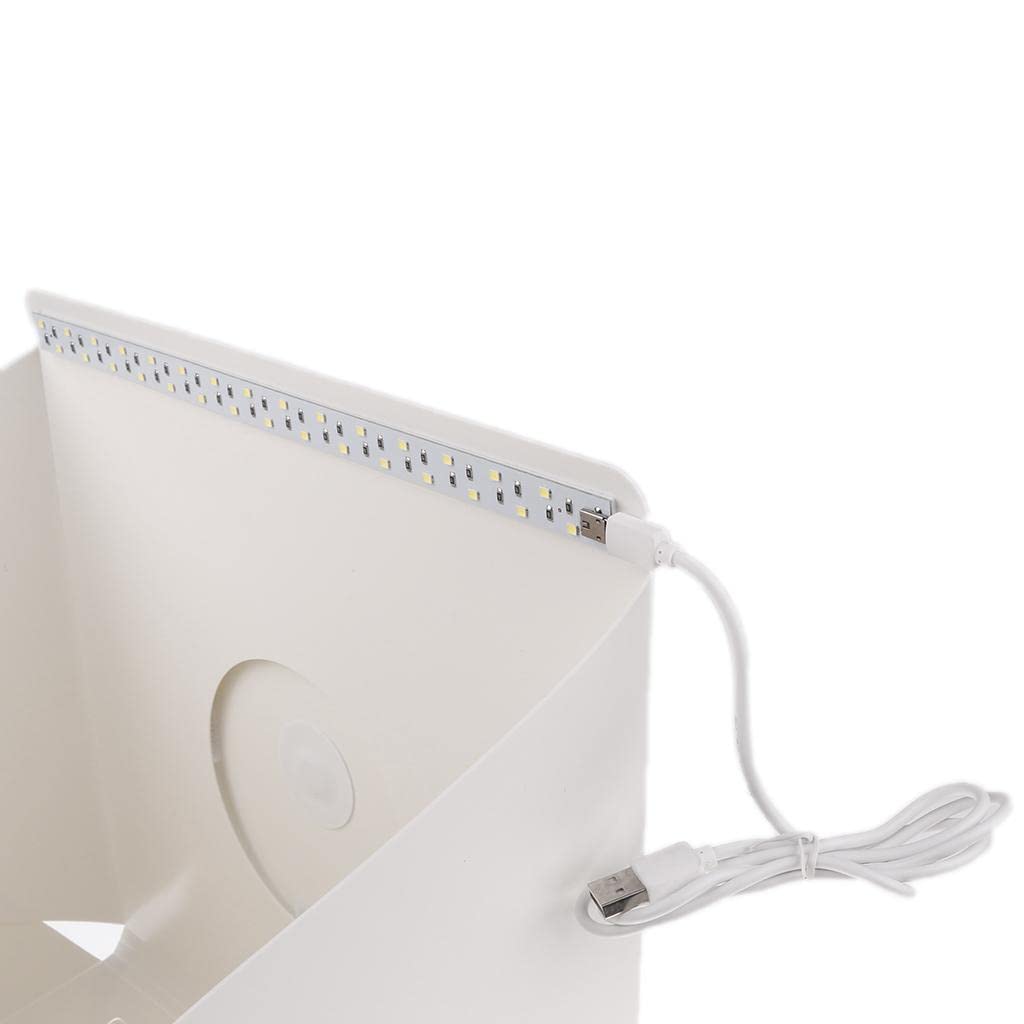 IVELECT Portable Photography LED Light Box Studio SoftBox + Backdrop for DSLR Camera 4