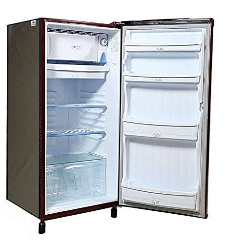 Nitasha Waterproof and dustproof Fridge Cover LG 190 litres 5 Star Single Door Refrigerator, Scarlet Charm GL-D201ASCZ (Design NO:- Military) 3