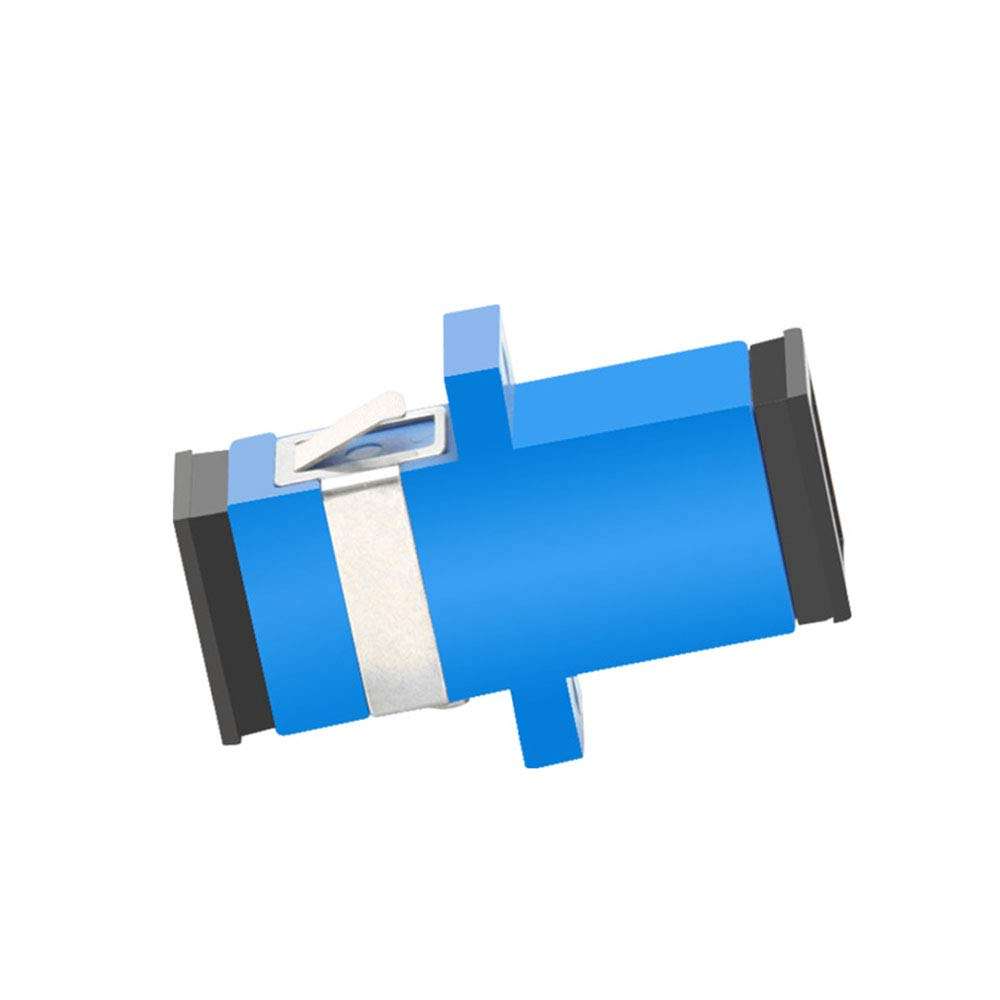 6PCS Blue SC Female to SC Female UPC Simplex Single Mode Fiber Optical Coupler,SC Singlemode Fiber Optic Adapter,Network Internet Connector Adapter with Mount Panel 5