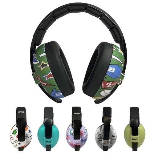Banz Bubzee Baby Headphones for Noise Protection - Baby Ear Muffs, Newborn Infant & Toddler, 0 to 36 Months, Adjustable 3
