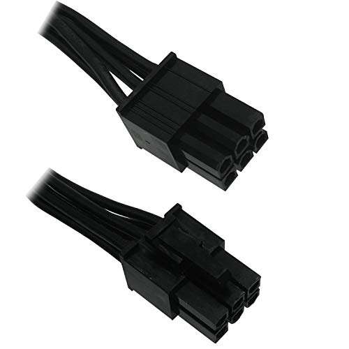 COMeap Mini 6 Pin to 6 Pin PCI Express Video Card Power Adapter Cable for Mac Pro G5 14-inch(35cm)(Pack of 2) 4