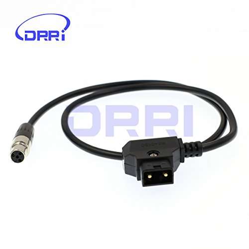DRRI TVLogic D-Tap to Mini XLR Power Cable for Alphatron EVF-035W-3G viewfinder/VFM-056W / VFM-058W Monitor 3