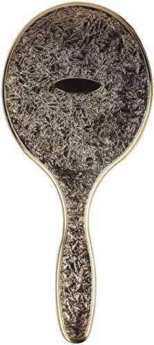 PELO Mirror for Travelling Purpose Hand Mirrors for Men and Women - Golden 20 Gram Pack of 1 4