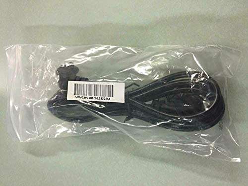 PhotoHighQuality Power Cable Cord Compatible for LG 55UB9500UA, 55LY340CUA, 32LY340CUA, 47LY340CUA, 42LY340CUA , 3