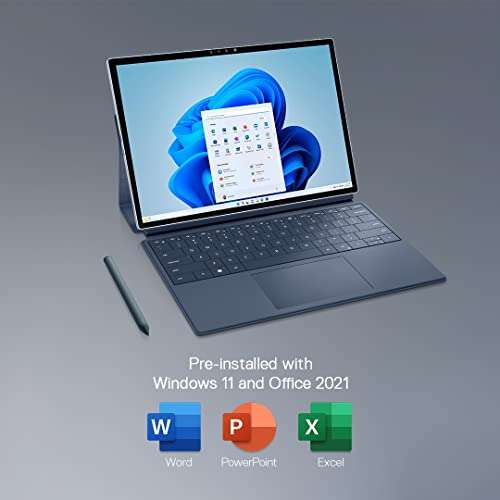 Dell XPS 9315 2in1 Laptop,Intel Evo platform powered by Intel Core i5-1230U Processor, 16GB LP DDR4, 512GB SSD, 13.0" (33.02cm) 3K Gorilla Glass 500 nits Touch, XPS Stylus, Win 11+ MSO'21, Sky, 1.12kg 4