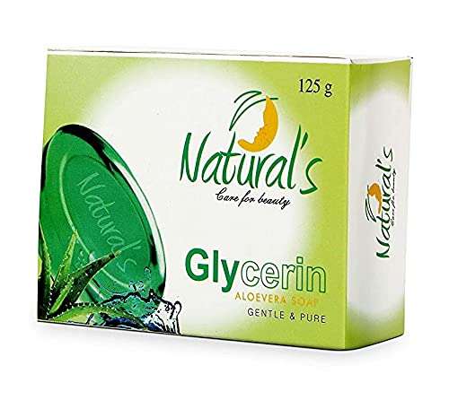 Natural's Care For Beauty Ayurvedic Glycerin Alovera Soap- 125 gm (Pack of 4) 3