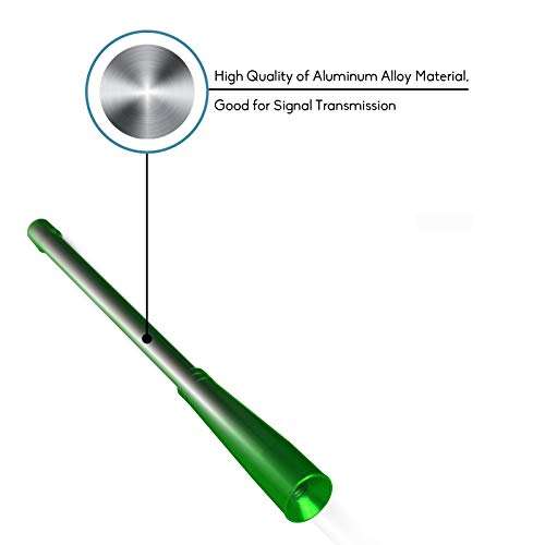 DeepRoar Replacement Antenna for Chevy Avalanche 2007-2013, Optimized FM/AM Reception, 6.75 Inch EA01 (Green) 4