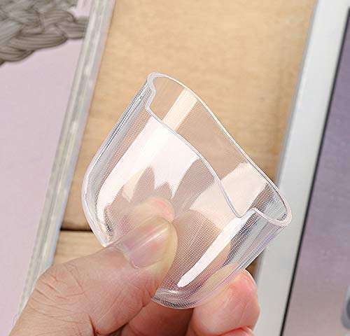 BTS Airpods Case Cute Clear Protective Cover Skin with Keychain for Girls BTS Merch Compatible with Apple Airpods 1&2 5