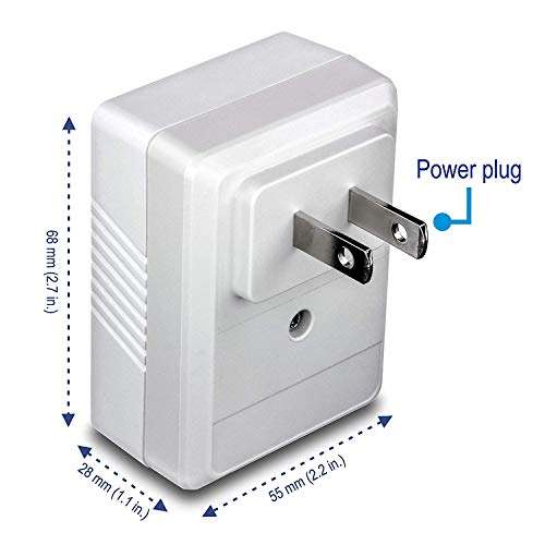 TRENDnet Powerline 500 AV Nano Adapter Kit, Includes 2 x TPL-406E Adapters, Cross Compatible with Powerline 600-500-200, Windows 10, 8.1, 8, 7, Vista, XP, Plug & Play Install, White, TPL-406E2K 2