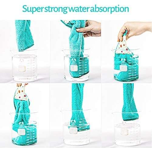 Hn'K Microfiber Hanging Towel for Wash Basin | Kitchen Towel Napkin| Bathroom Towels (Random Color Pack of-6) 2