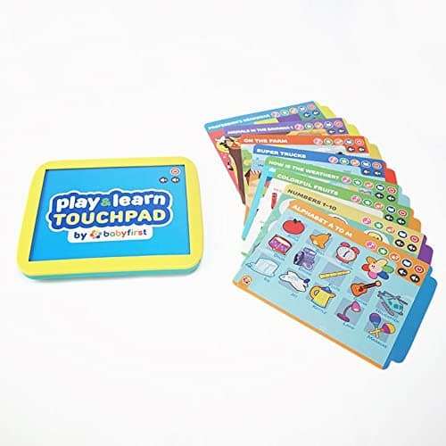 Play and Learn Touchpad by babyfirst tv Baby and Toddler Learning Educational Interactive Toy, for Baby's First Birthday or Baby Shower, Infant 2