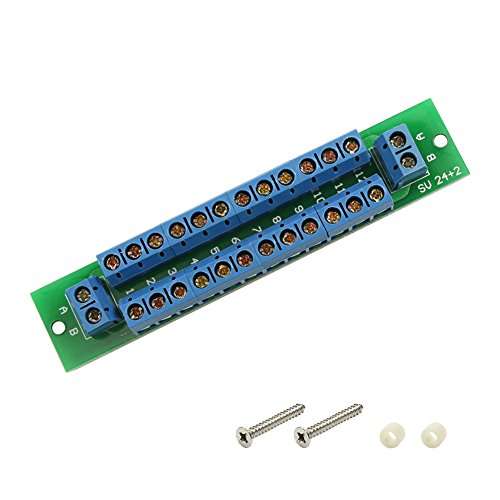 PCB007 1X 12 Position Power Distribution Board 2 Inputs 2 x 13 Outputs for DC AC Voltage New 1