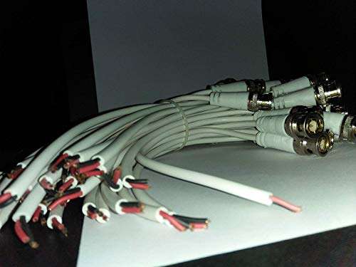 Mersk Bnc Connector With Copper Wire(10Pcs 20Cm Bnc Male Plug Cable) 2