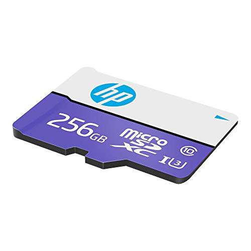 HP Micro SD Card 256GB with Adapter U3 (Purple) (Write Speed 60MB/s & Read Speed 100 MB/s Records 4K UHD and Fill HD Video) 2