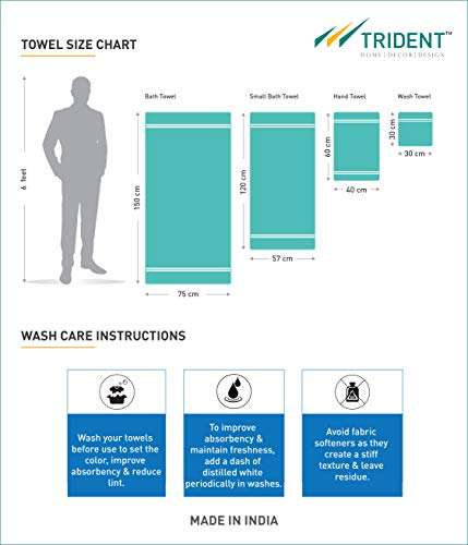 Trident Home Essentials L Bath 57x120 (Red Wine) 5