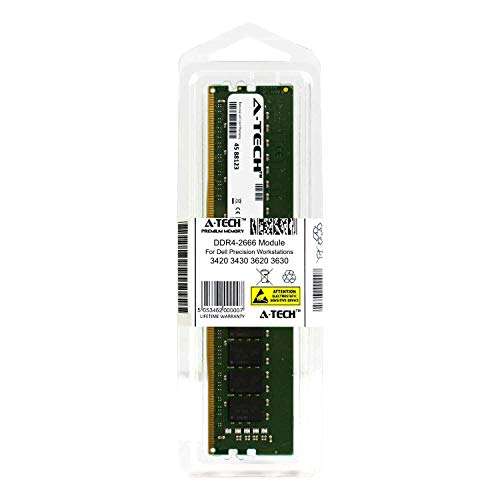 A-Tech 16GB Module for Dell Precision Workstation 3420 T3420 3430 T3430 3620 T3620 3630 T3630 Tower Desktop Computer Memory Ram Stick 2