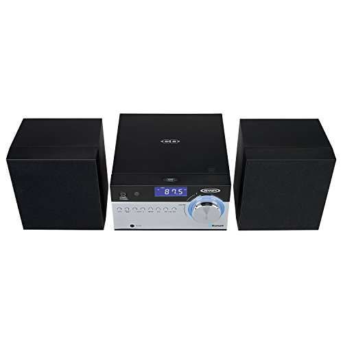 Jensen JBS-200 Bluetooth CD Music System with Digital AM/FM Stereo Receiver and Remote Control 2",Black 2