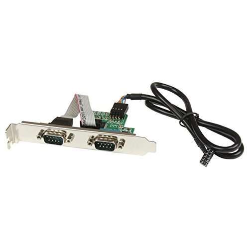 StarTech.com Motherboard Serial Port - Internal - 2 Port - Bus Powered - FTDI USB to Serial Adapter - USB to RS232 Adapter , TAA (ICUSB232INT2) 2
