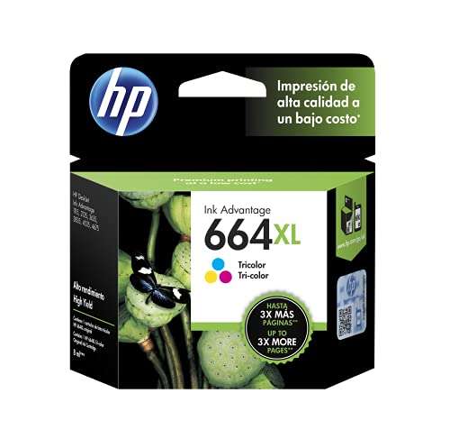 HP Cartucho De Tinta 664xl Tricolor