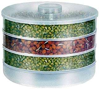 JAYI Jay Plastic Hygienic Sprout Maker with 4 Container Box Unbreakable. 1