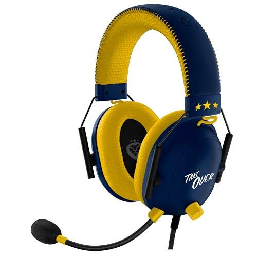 Razer BlackShark V2 Gaming Headset: THX 7.1 Spatial Surround Sound - 50mm Drivers - Detachable Mic - for PC, PS4, PS5, Switch, Xbox One, Xbox Series X & S - 3.5mm Audio Jack & USB DAC - CourageJD 1