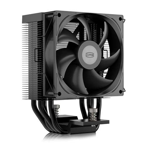 PCCOOLER CPS R400 Air CPU Cooler, Next-Gen 4 Heatpipes Air Cooler, PWM 2200RPM 92mm Fan, 180W TDP CPU Air Cooler,for AMD AM4/AM5/Intel LGA 115X/1200/1700/18XX Black 1