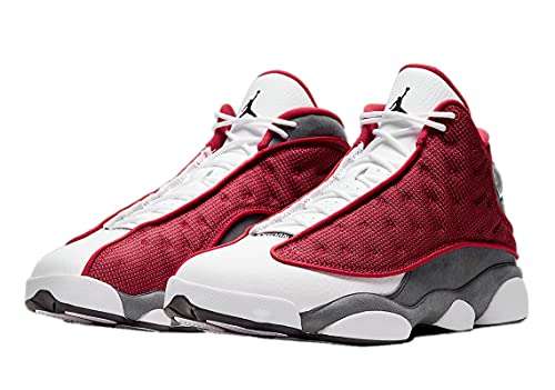 Nike Men's Air Jordan 13 Retro Red Flint, Gym Red/Flint Grey/White/Black, 8 3
