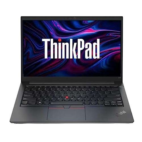 Lenovo ThinkPad E14 (2024) Intel Core i5 12th Gen 1245U (16GB RAM/512GB SSD/Windows 11 Pro/FPR/Backlit Keyboard/Black/1.59 kg/MS Office 2021), 14" FHD Thin and Light Business Laptop 1