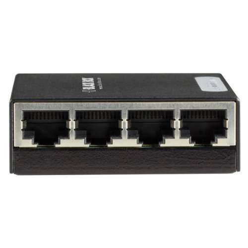 Black Box USB-Powered Gigabit 4-Port Switch with EU Power Supply - 4 Ports - 10/100/1000base-tx - 4 3