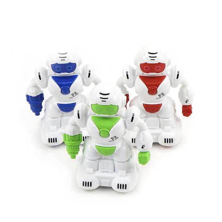 Safaira Pull Back Robot, Movable Arm, Neck Toy Robot, Set of 2