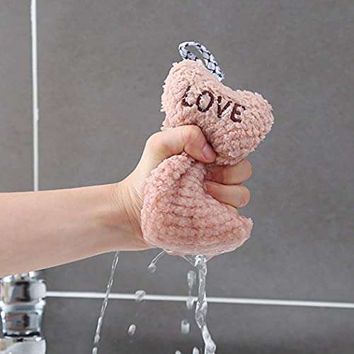 ubersweet® Imported Hand Cute Smiling Star Wash Cloth Kitchen Bathroom Towel_142916 2