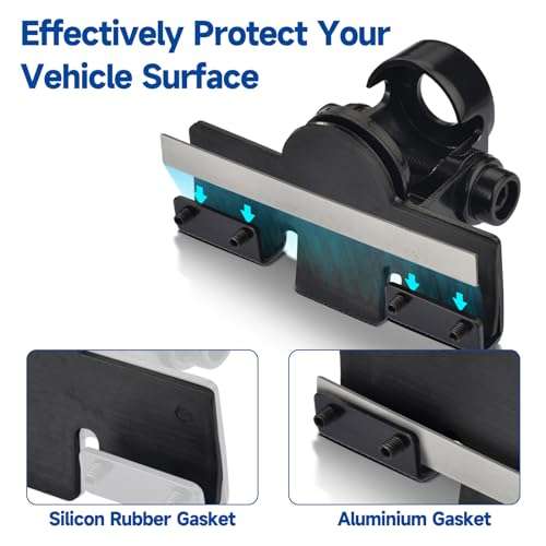 Bingfu Vehicle Mobile Ham Radio Antenna VHF UHF 136-174MHz 400-470MHz Car Truck Amateur Radio NMO Mount Low Profile Antenna with Lip Mount Fixed Bracket PL259 Male 5m 16.5 feet RG58 Cable 5