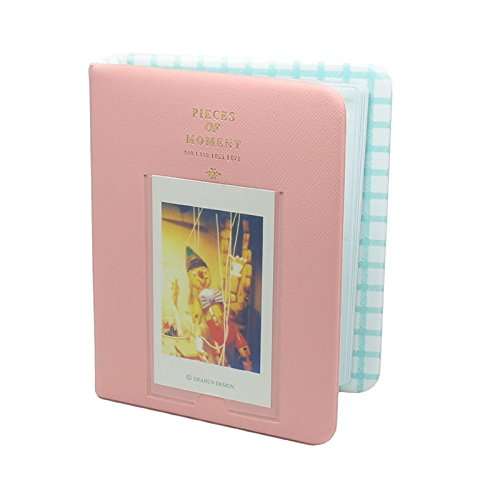 CLOVER Accessory Bundles Set for Fujifilm Instax Mini 8 Instant Camera (Pink Dot Bag/Album/Rabbit Self-Portrait/Close-Up Lens(Filter)/Photo Frame/Decor Sticker/Wall Frame) 3