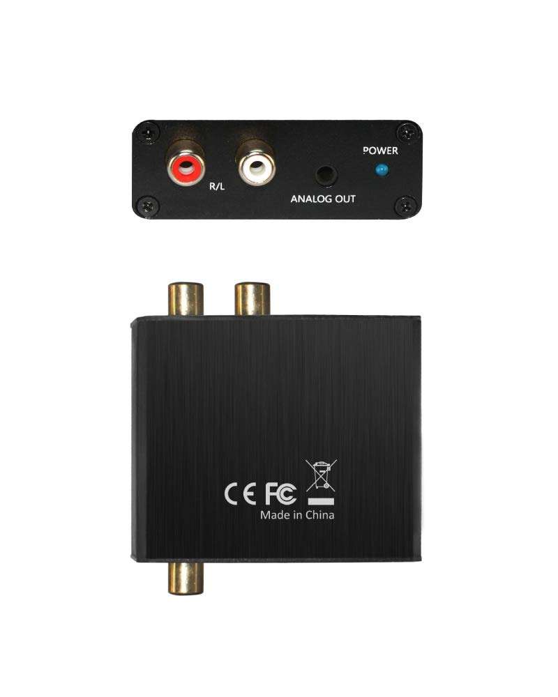 XtremPro Digital to Analog Audio Converter w/ USB Power Cable and AC Adaptor - Black (65002) 4